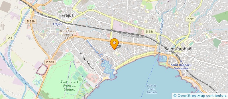 localisation de l'entreprise ASSOCIATION ENFANCE ET LOISIRS à FREJUS