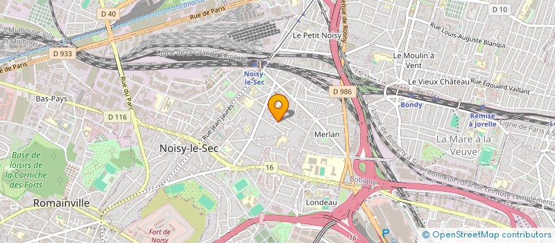 localisation de l'entreprise ASSOCIATION ENFANCE INADAPTEE NORD EST à NOISY-LE-SEC
