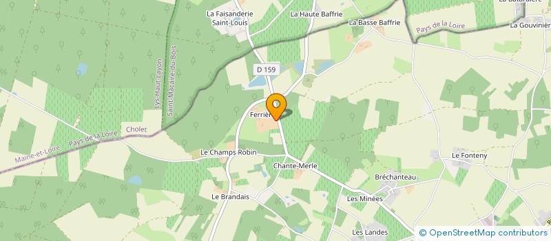 localisation de l'entreprise ASSOCIATION ENFANCE SPORT ET NATURE à LORETZ-D'ARGENTON
