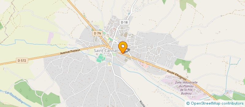 localisation de l'entreprise ASSOCIATION ENFANFART  SAINT-CANNAT