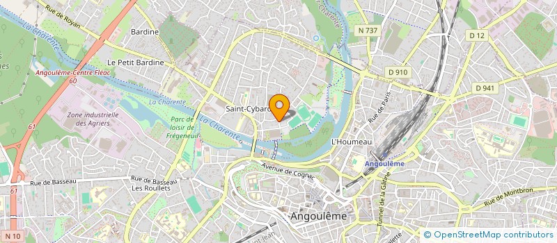 localisation de l'entreprise ASSOCIATION ENFANT A-VENIR à ANGOULEME