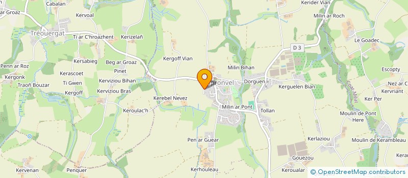 localisation de l'entreprise ASSOCIATION ENFANTS CASK FRANCE  MILIZAC-GUIPRONVEL