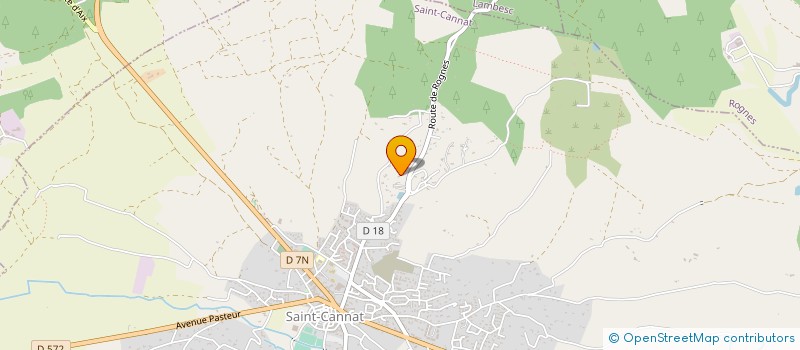 localisation de l'entreprise ASSOCIATION ENFANTS ET LOISIRS à SAINT-CANNAT