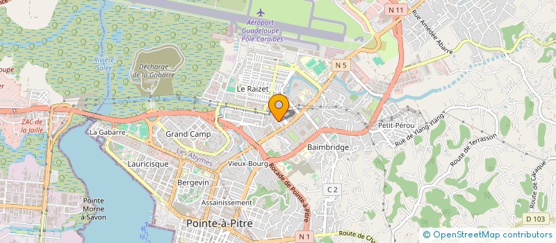 localisation de l'entreprise ASSOCIATION ENFANTS PARENTS à LES ABYMES