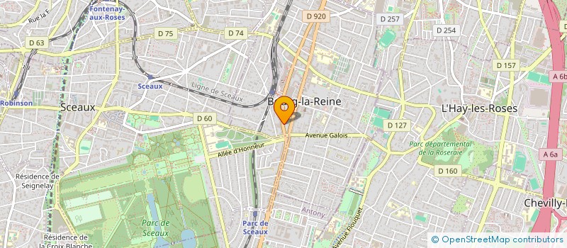 localisation de l'entreprise ASSOCIATION ENSEMBLE APRES LA CLASSE ECLA BLR à BOURG-LA-REINE