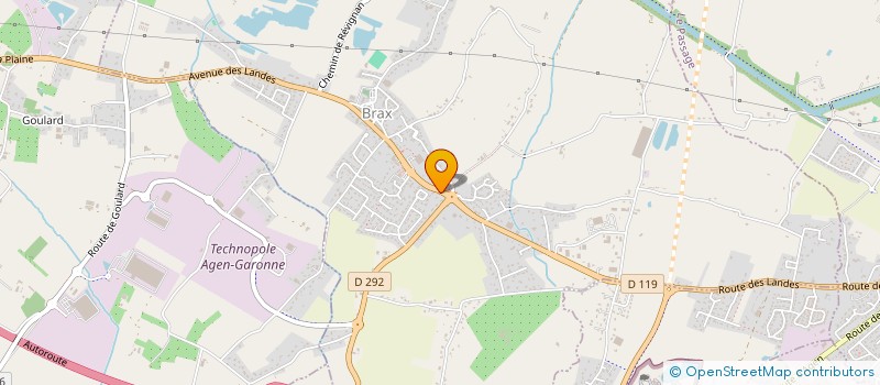 localisation de l'entreprise ASSOCIATION ENSEMBLE CALLIOPE  BRAX