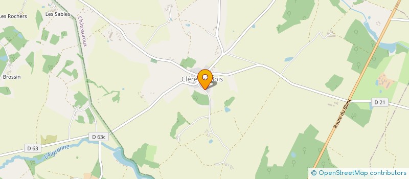 localisation de l'entreprise ASSOCIATION ENSEMBLE JARDINONS à CLERE-DU-BOIS