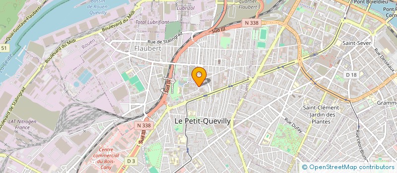 localisation de l'entreprise ASSOCIATION ENTENTE  LE PETIT-QUEVILLY
