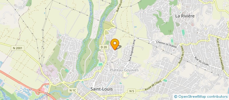 localisation de l'entreprise ASSOCIATION ENTENTE FRATERNELLE à SAINT-LOUIS