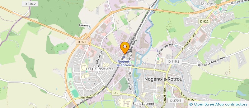 localisation de l'entreprise ASSOCIATION ENTENTE SPORTIVE CHEMINOTS NOGENTAIS à NOGENT-LE-ROTROU