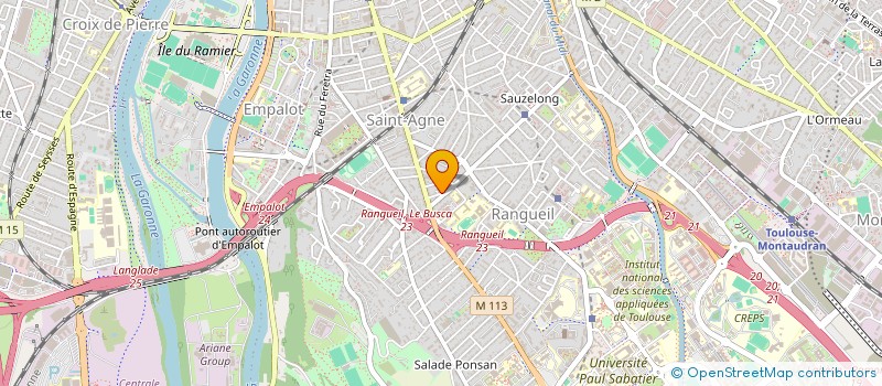 localisation de l'entreprise ASSOCIATION ENTENTE SPORTIVE DE TOULOUSE à TOULOUSE