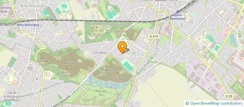 localisation de l'entreprise ASSOCIATION ENTR'AIDANTS ETRE AIDANT ETRE AIMANT.  HENIN-BEAUMONT