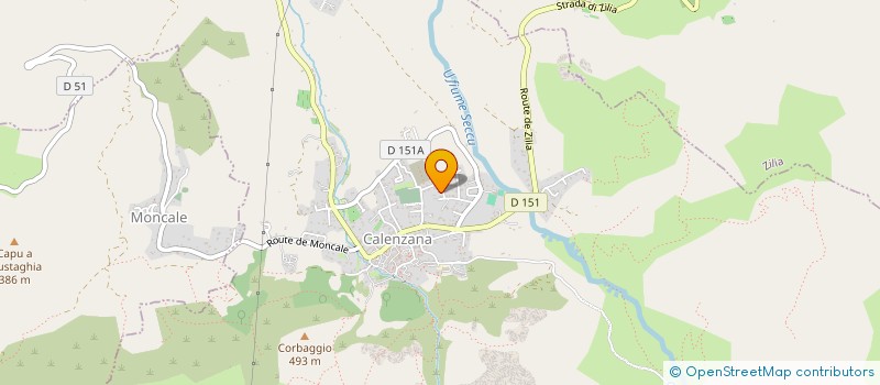 localisation de l'entreprise ASSOCIATION ENTR'AIDE ET LOISIRS à CALENZANA