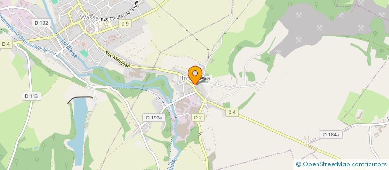 localisation de l'entreprise ASSOCIATION ENTRAIDE à WASSY