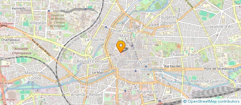 localisation de l'entreprise ASSOCIATION ENTRAIDE  RENNES