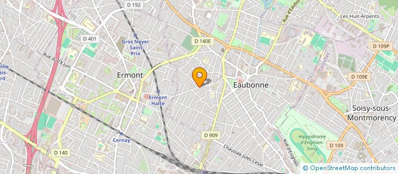 localisation de l'entreprise ASSOCIATION ENTRAIDE à EAUBONNE