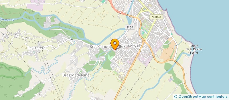 localisation de l'entreprise ASSOCIATION ENTRAIDE AUX CHOMEURS PRECAIRES à SAINT-BENOIT