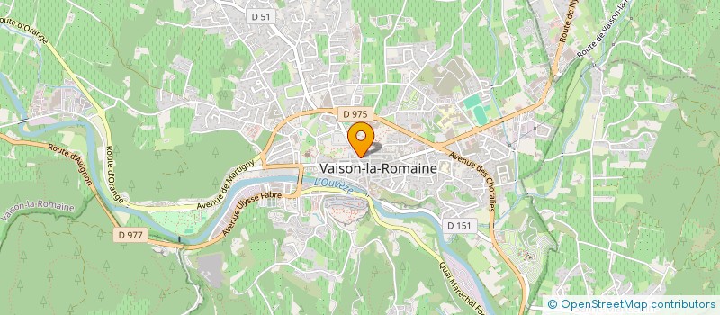 localisation de l'entreprise ASSOCIATION ENTRAIDE DE VAISON à VAISON-LA-ROMAINE