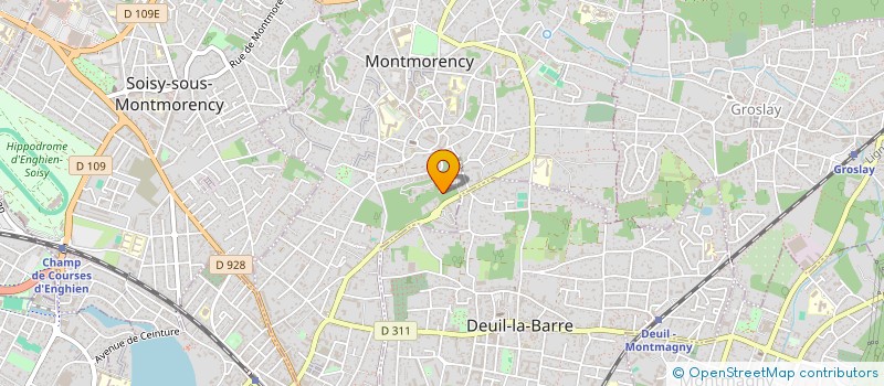 localisation de l'entreprise ASSOCIATION ENTRAIDE DES AMIS DE L EUROPE à MONTMORENCY