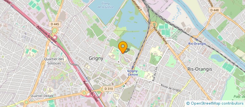 localisation de l'entreprise ASSOCIATION ENTRAIDE DES AMIS UNIS à GRIGNY