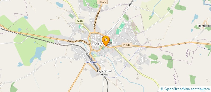 localisation de l'entreprise ASSOCIATION ENTRAIDE DORACHONE  LE DORAT