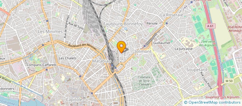 localisation de l'entreprise ASSOCIATION ENTRAIDE ET ACTIVITES CHRETIENNES  TOULOUSE