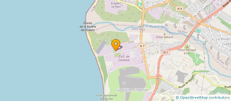 localisation de l'entreprise ASSOCIATION ENTRAIDE ET PARTAGE à SAINT-PAUL