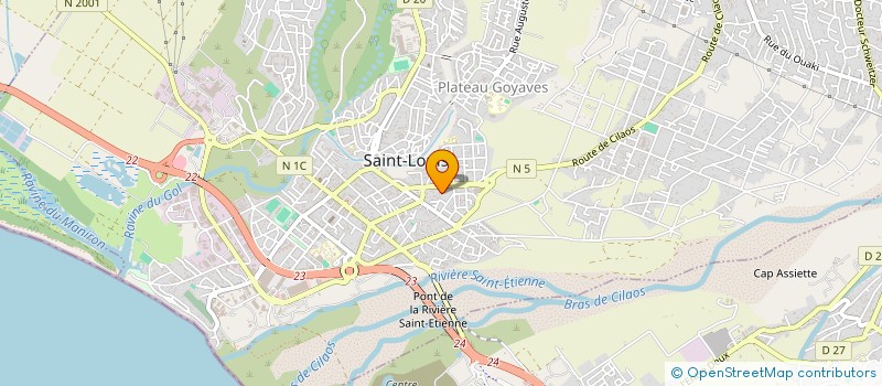 localisation de l'entreprise ASSOCIATION ENTRAIDE ET SOLIDARITE à SAINT-LOUIS