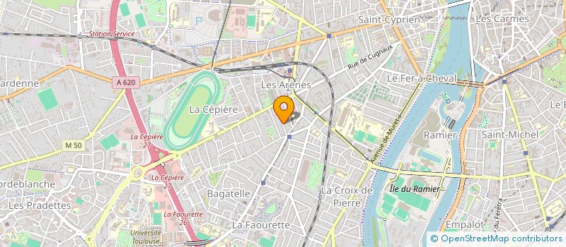 localisation de l'entreprise ASSOCIATION ENTRAIDE GENEALOGIQUE DU MIDI TOULOUSAIN  TOULOUSE