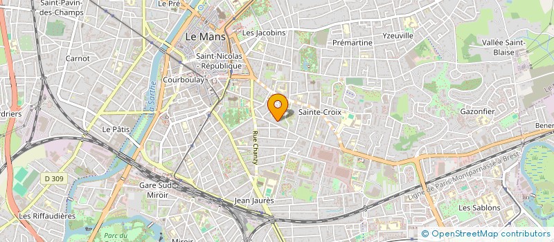 localisation de l'entreprise ASSOCIATION ENTRAIDE INFORMATION à LE MANS
