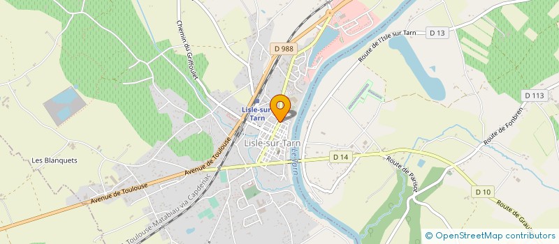 localisation de l'entreprise ASSOCIATION ENTRAIDE & RECIPROCITE à LISLE-SUR-TARN
