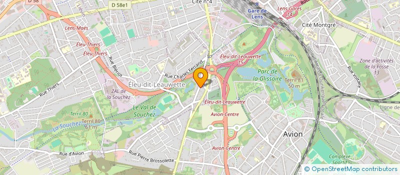 localisation de l'entreprise ASSOCIATION ENTRAIDE SOLIDARITE BUCQUOY ET ENVIRONS  ELEU-DIT-LEAUWETTE