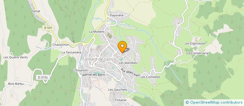 localisation de l'entreprise ASSOCIATION ENTREZ DANS LE JEU  VILLARD-DE-LANS