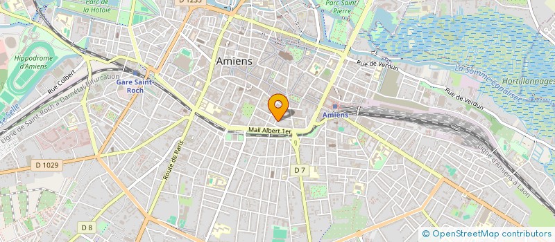 localisation de l'entreprise ASSOCIATION ENVIRONNEMENT 80  AMIENS