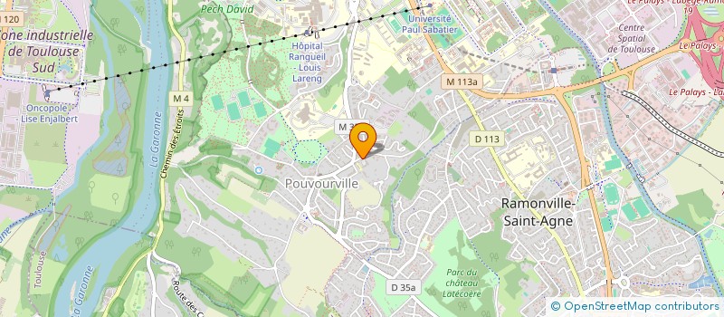 localisation de l'entreprise ASSOCIATION ENVIRONNEMENT CLOTASSES-POUVOURVILLE  TOULOUSE