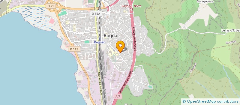 localisation de l'entreprise ASSOCIATION ENVIRONNEMENT INTERVENTION  ROGNAC