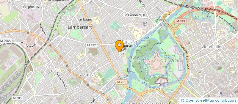 localisation de l'entreprise ASSOCIATION ENVISAG' à LAMBERSART