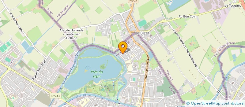 localisation de l'entreprise ASSOCIATION ENVOIE-MOI SEIGNEUR à ARMENTIERES