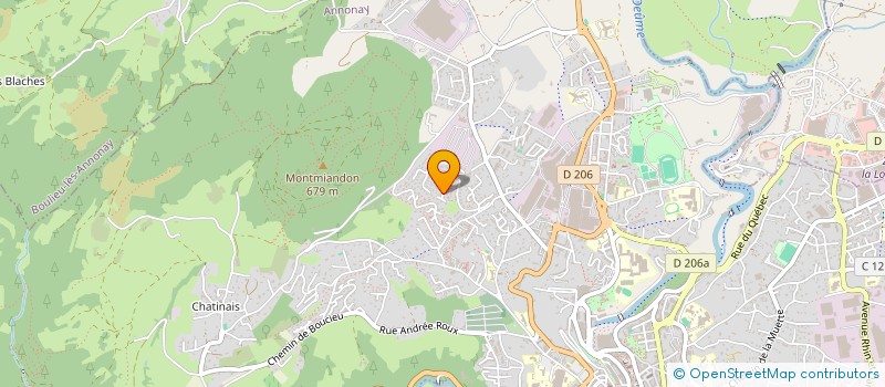 localisation de l'entreprise ASSOCIATION ENVOL  ANNONAY