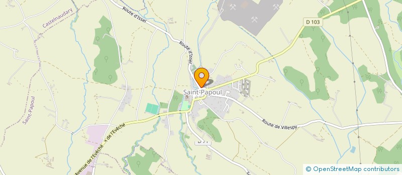 localisation de l'entreprise ASSOCIATION ENVOL POP CULTURE  SAINT-PAPOUL