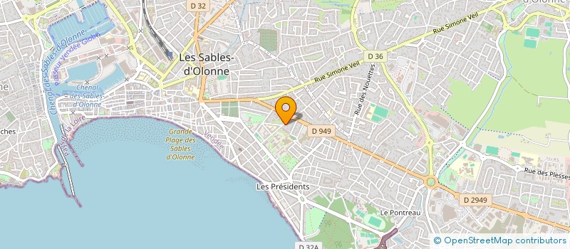 localisation de l'entreprise ASSOCIATION ENVOLEAS à LES SABLES-D'OLONNE