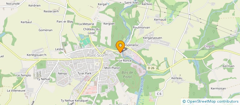 localisation de l'entreprise ASSOCIATION ENZO ISPANNE  PONT-SCORFF