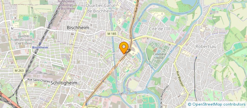 localisation de l'entreprise ASSOCIATION EOS NORD- SUD  BISCHHEIM