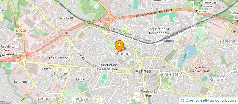 localisation de l'entreprise ASSOCIATION EP 8-88 ANS à VANNES