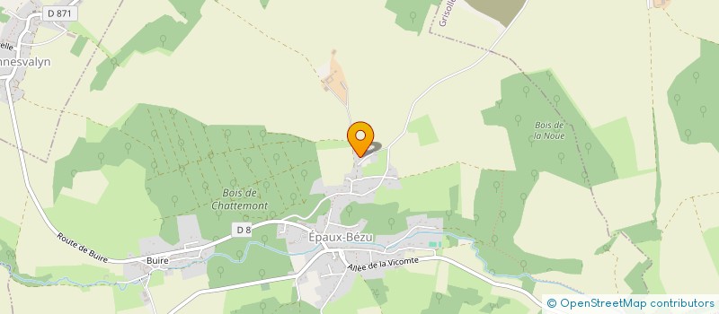 localisation de l'entreprise ASSOCIATION EPAUX ANIMATIONS  EPAUX-BEZU