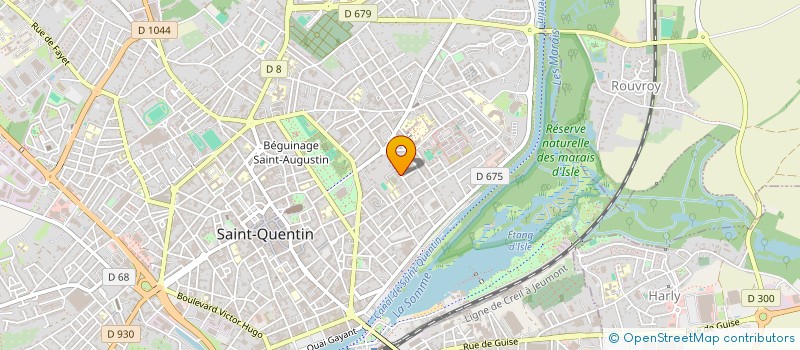 localisation de l'entreprise ASSOCIATION EPGV SPORT-SANTE à SAINT-QUENTIN
