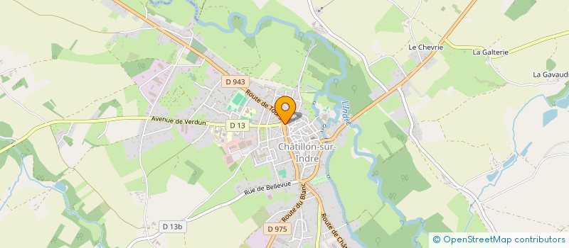 localisation de l'entreprise ASSOCIATION EPHEMERE SISA CHATILLON SUR INDRE à CHATILLON-SUR-INDRE