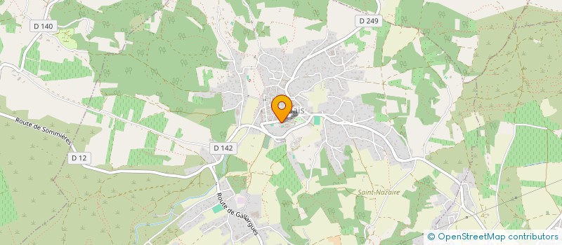 localisation de l'entreprise ASSOCIATION EPICERIE LA COQUILLETTE  AUBAIS