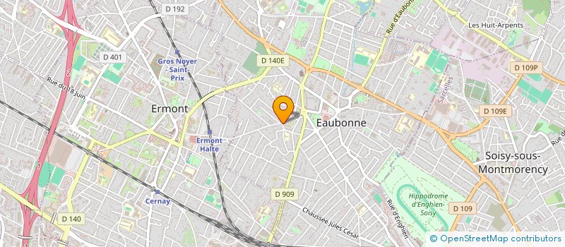 localisation de l'entreprise ASSOCIATION EPICERIE SOLIDAIRE D'EAUBONNE à EAUBONNE