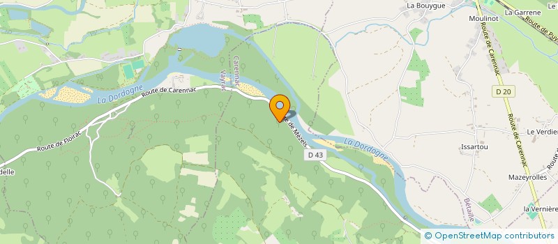 localisation de l'entreprise ASSOCIATION EPICURIENS LOTOIS  CARENNAC